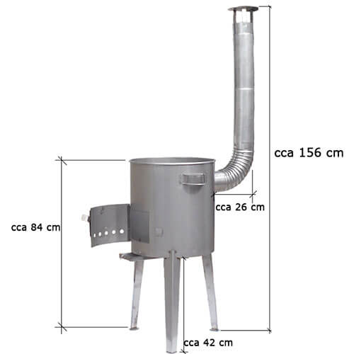 Nerezová kotlina LUXUS