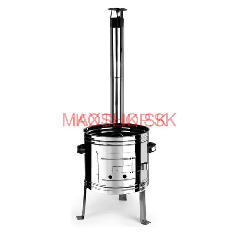 Smaltovaný kotlík 16 L + Nerezová kotlina 39 INOX