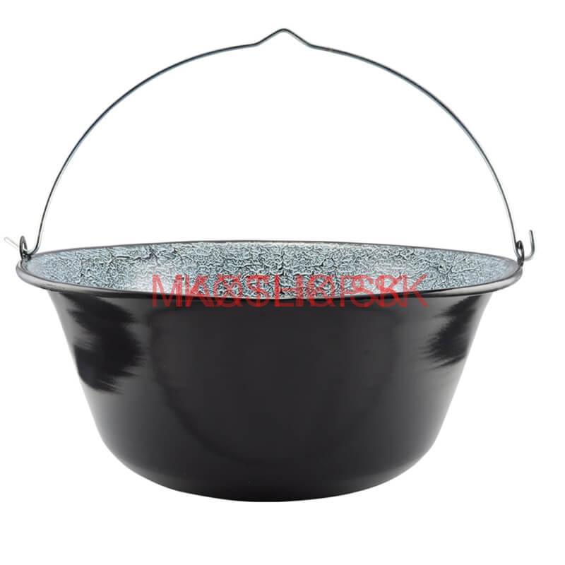 Smaltovaný kotlík 16 L + Nerezová kotlina 39 INOX