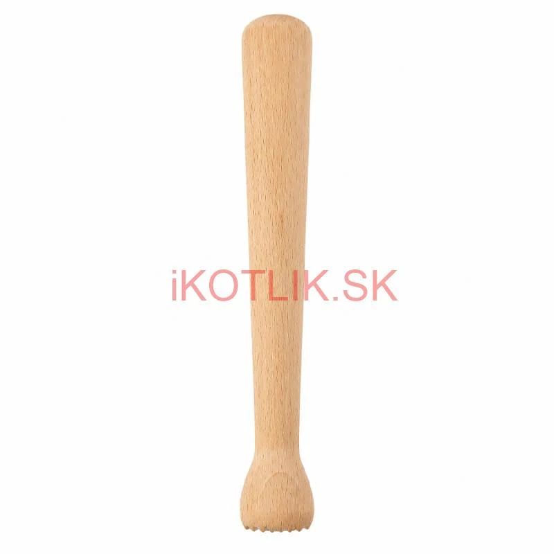 Drevený drvič na cesnak a bylinky 22 cm