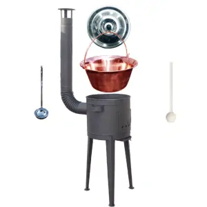 Kotlíkový gulášový set 42 PLUS 600 + medený kotlík 20 L (1,2 mm)