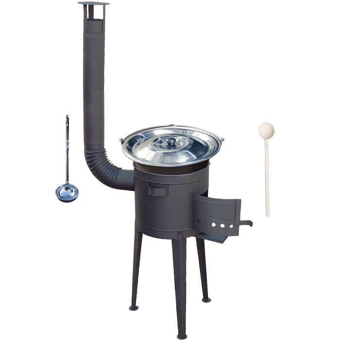 Kotlíkový gulášový set 42 PLUS 600 + nerezový kotlík 20 L (1,5 mm)