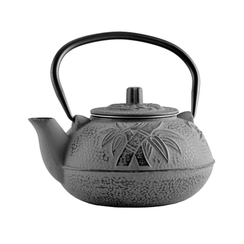 Liatinový čajník 600 ml šedý