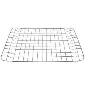 Nerezový rošt na pekáč na grilovanie a pečenie 39 x 25 cm