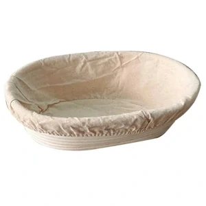 Ratanová miska na kysnutie chleba – oválna