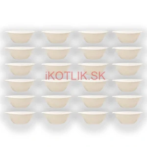 Sada 24 ks: Plastová miska na fajnový kotlíkový guláš a polievky – 750 ml