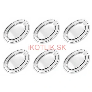 Nerezové podnosy pre catering – set 6 ks (40,5cm) - Servíruj s istotou a štýlom
