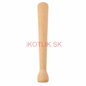 Drevený drvič na cesnak a bylinky 22 cm