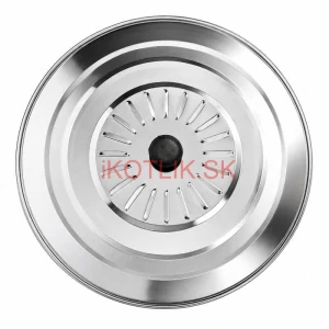 Nerezová pokrievka proti striekaniu 26 cm