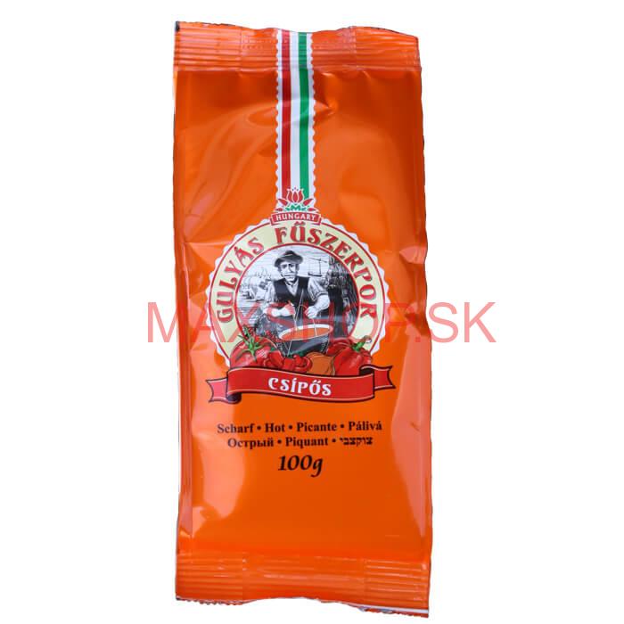 Paprikové korenie na guláš - štiplavé 100 g