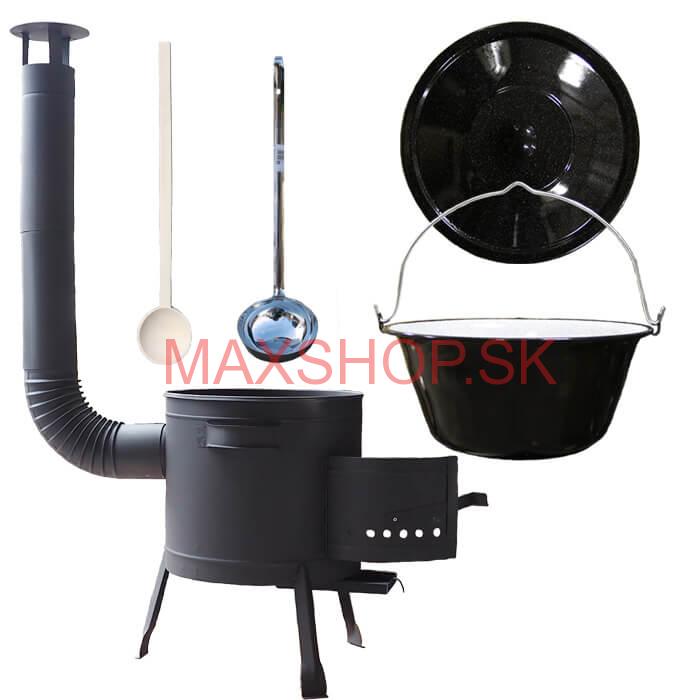 Kotlíkový gulášový set 36 PLUS 600 + smaltovaný kotlík 13 L