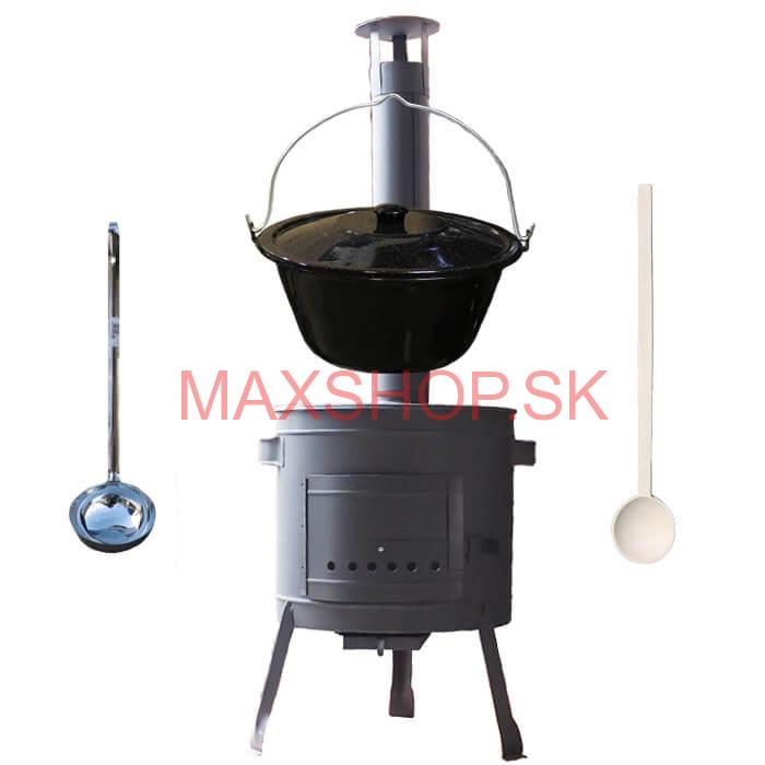 Kotlíkový gulášový set 42 PLUS 600 + smaltovaný kotlík 20 L