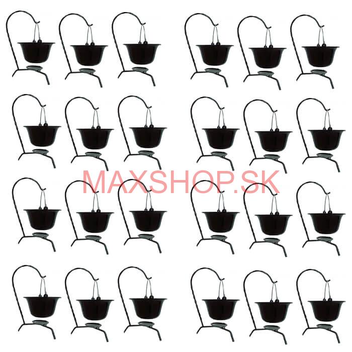 Servírovacia súprava SMALT BLACK 24 ks