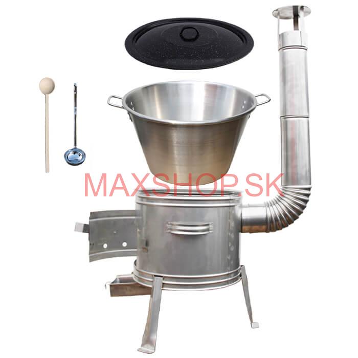 Nerezový kotol 40 L + nerezová kotlina 45 cm TOPLUX