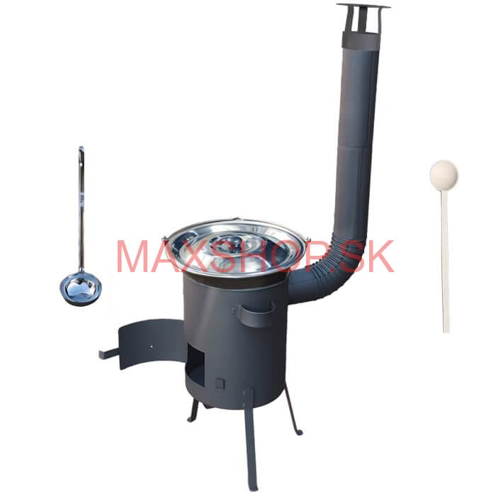 Nerezový kotlík 30 L (1,5 mm) + žiaruvzdorná kotlina 45 PLUS 600 4 MM