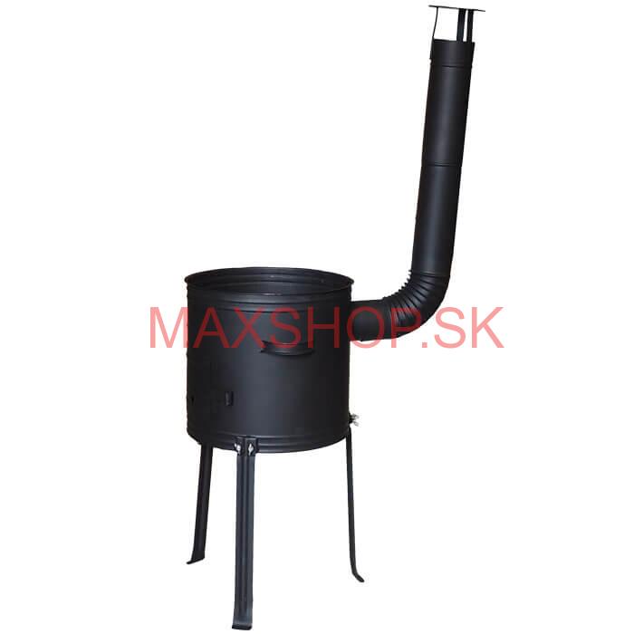 Kotlina 36 cm, vysoká + žiaruvzdorná farba Plus 700