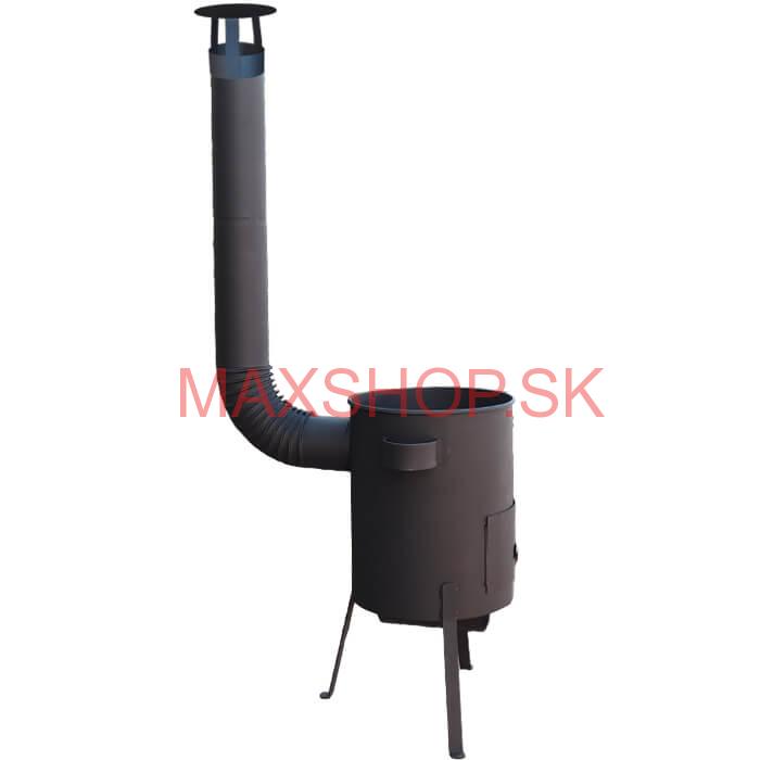 Kotlina 39 cm s žiaruvzdornou farbou PLUS 600 4 MM