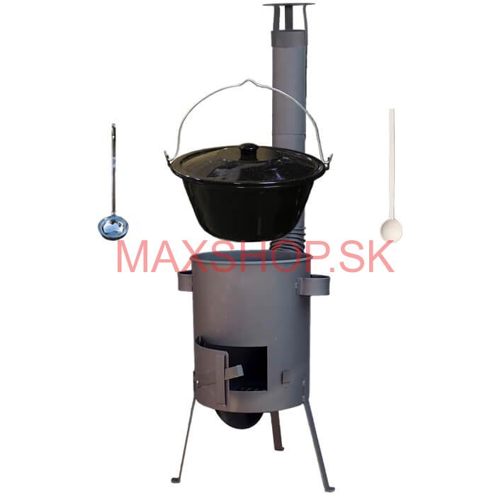 Smaltovaný kotlík 25 L + žiaruvzdorná kotlina 45 PLUS 600 4 MM