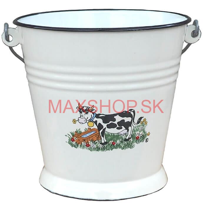 Smaltované vedro 5 L DECOR