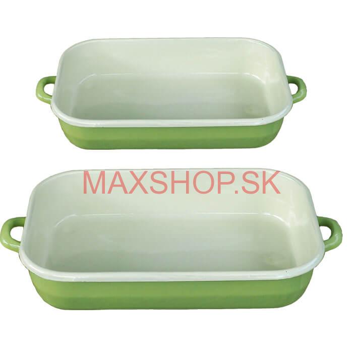 Smaltovane pekáče GREEN 2 ks