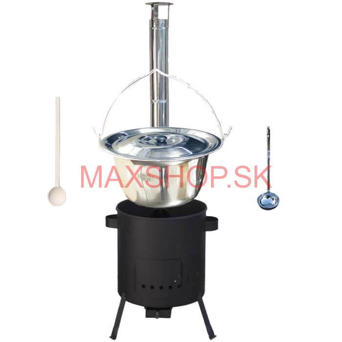 Antikorový kotlík 20 L (1,2 mm) + žiaruvzdorná kotlina (1 mm) 42 PLUS 600