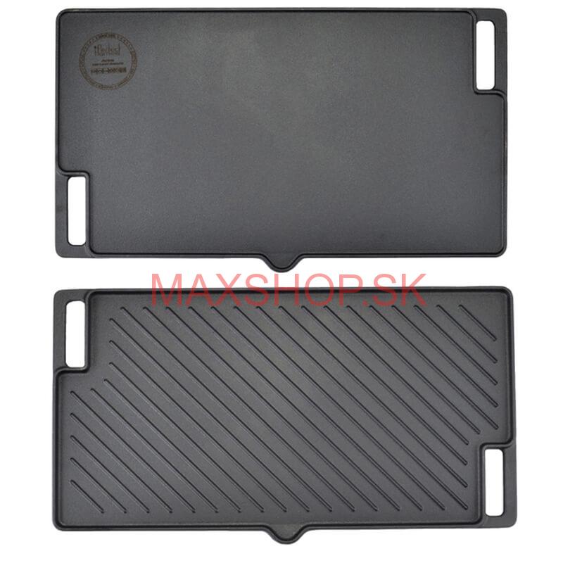 Liatinová grilovacia platňa 45 x 25 cm