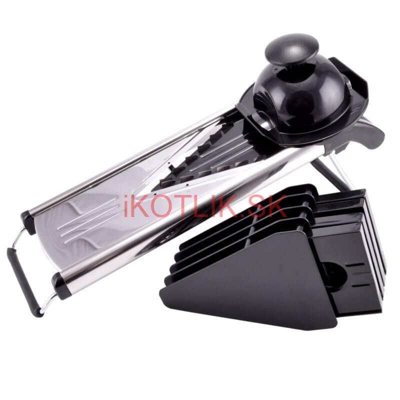 Multifunkčný V-krájač + sada plátov na krájanie