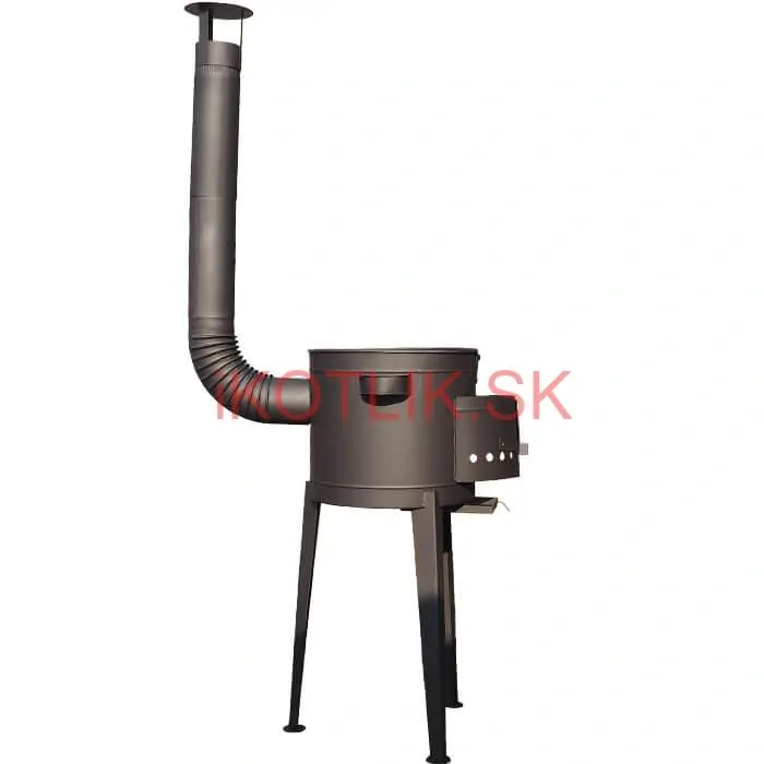 Vysoká kotlina 42 cm (1,5 mm) HODO + žiaruvzdorná farba PLUS 600