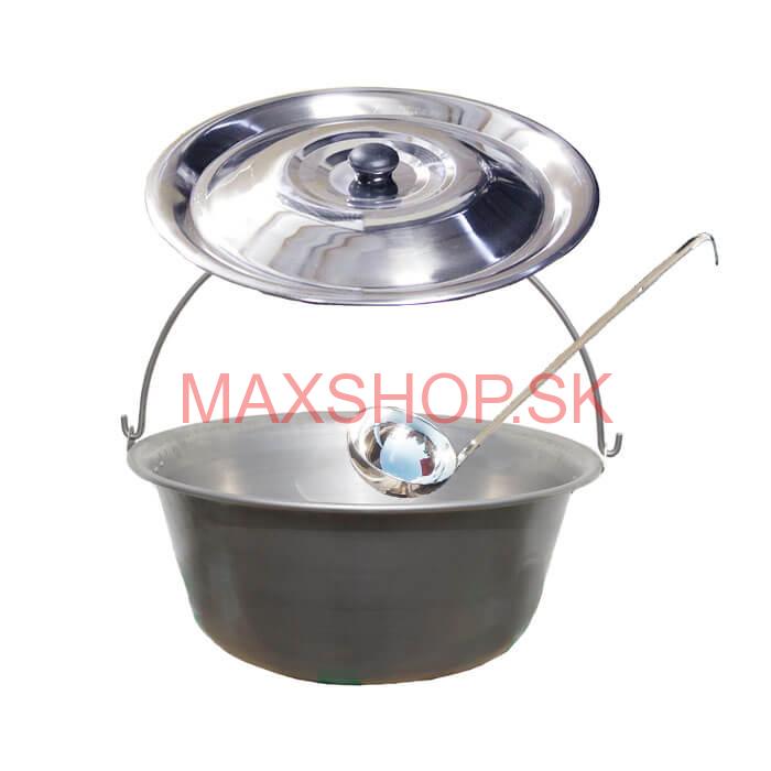 Nerezový kotlík 10 L (1,5 mm) + antikorová pokrievka
