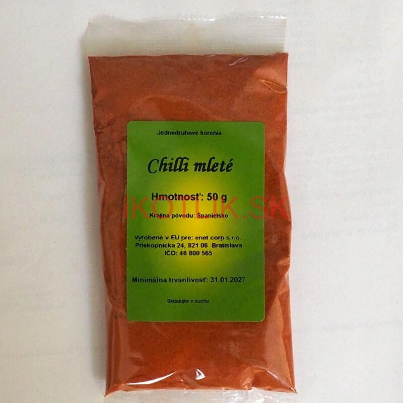 Chilli mleté ​​50 g