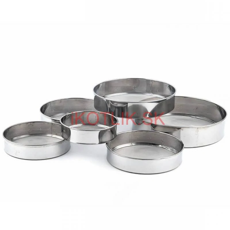 Súprava kovových sít na múku – 6 kusov