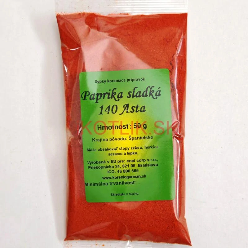 Paprika sladká 140 ASTA 50 g