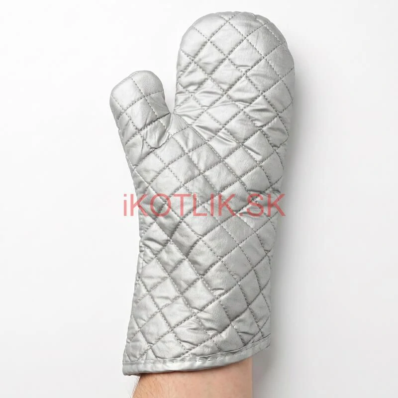 Chňapka strieborná s dlhým rukávom 35 cm