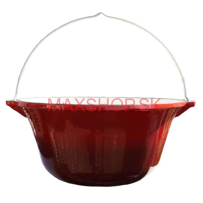 Liatinový  kotlík 10,8 L – smaltovaný povrch