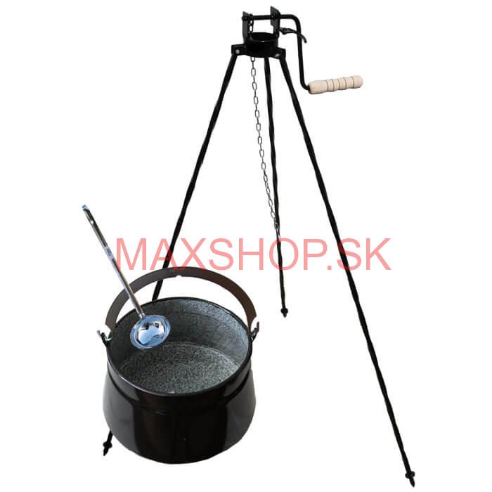 Kotlík na ryby 20 L + trojnožka s kladkou