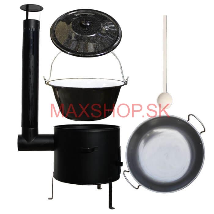 Kotlíkový gulášový Party MIX1 + smaltovaný kotlík 13 L 