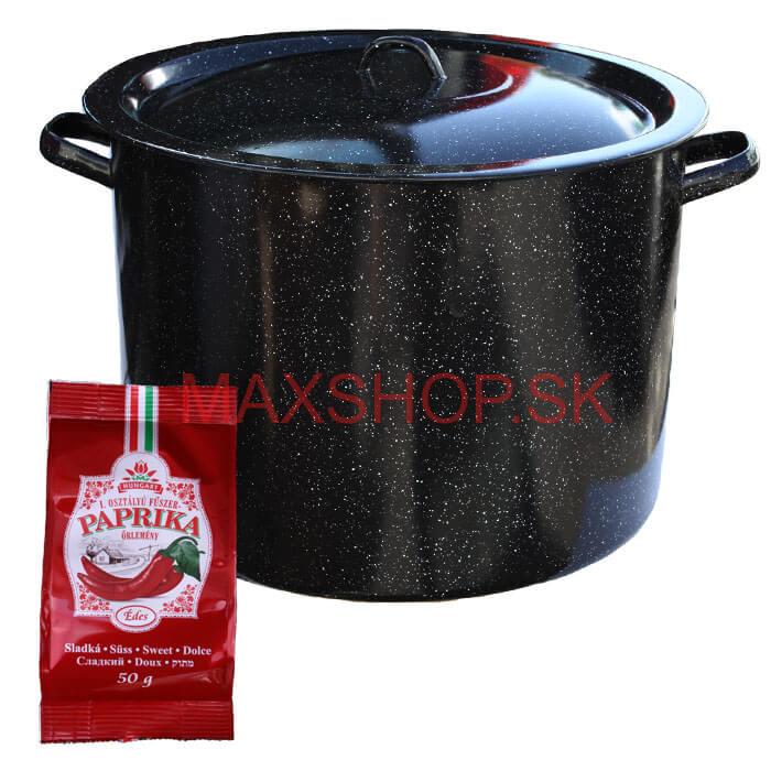 Smaltovaný hrniec 40 L + Paprika 50 g