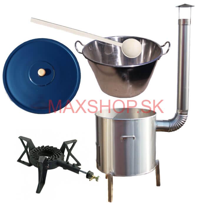 Zabíjačková súprava + nerezový kotol 60 L + horák KEMPER