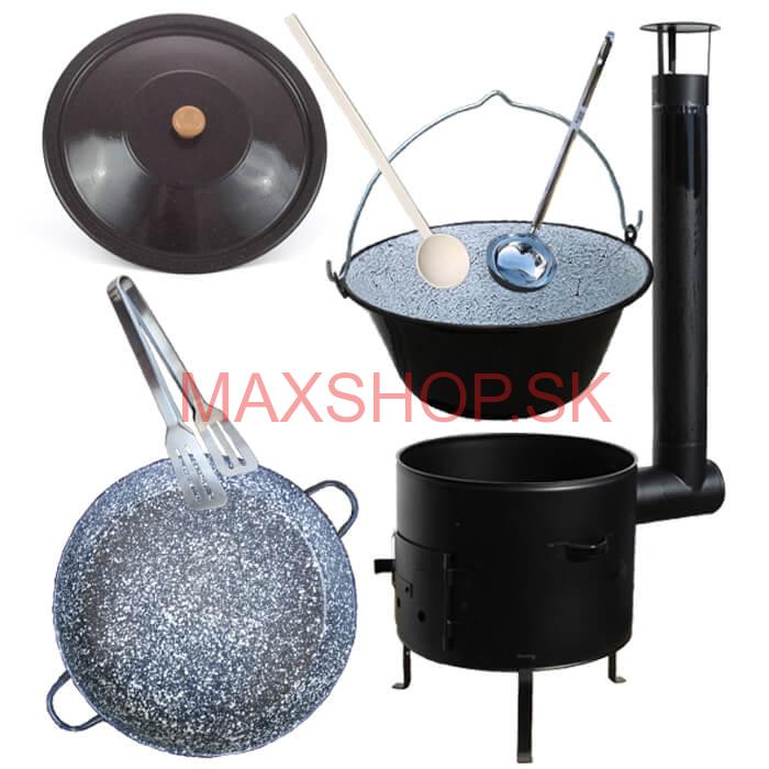 Kotlíková súprava 16 L + grilovacia panvica MIX