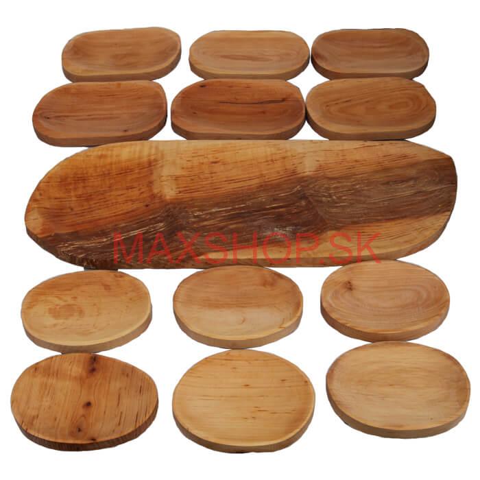 Servírovacia drevená súprava (13 dielov)