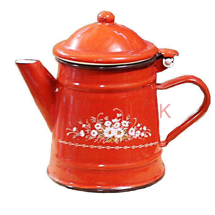 Smaltovaná kanvica 0,5 L DEKO