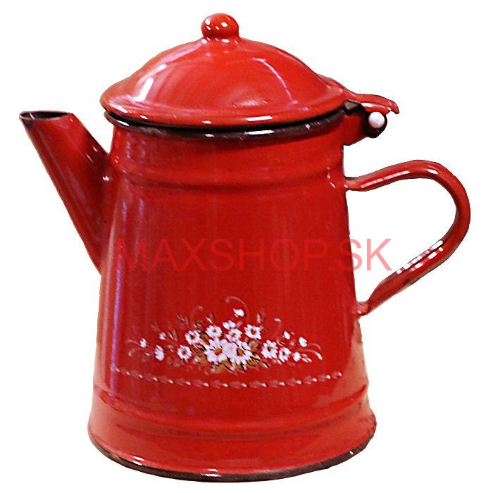 Smaltovaná kanvica 1 L DEKO