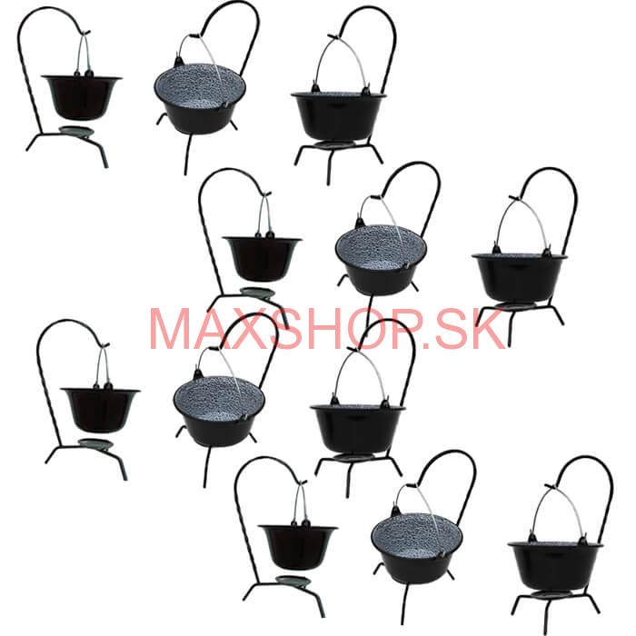 Servírovacia súprava SMALT BLACK 12 ks