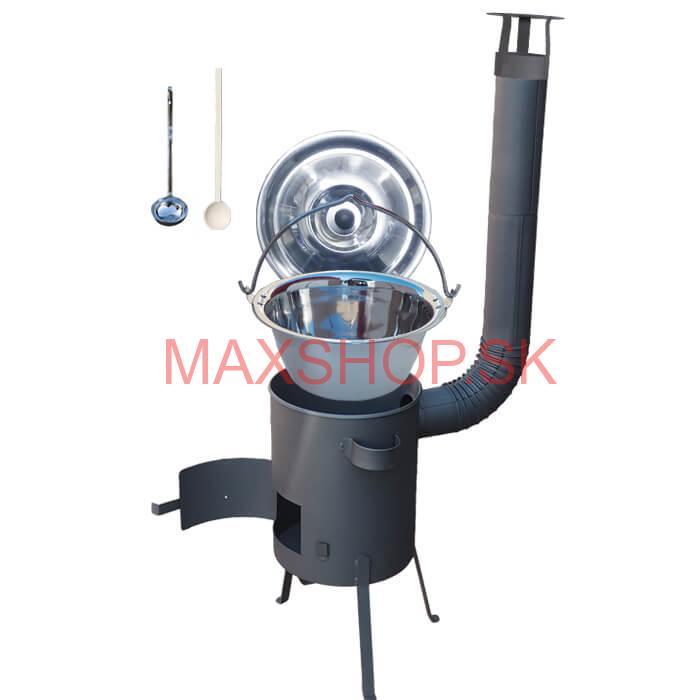 Antikorový kotlík 20 L (1,2 mm) + žiaruvzdorná kotlina 42 PLUS 600 4 MM