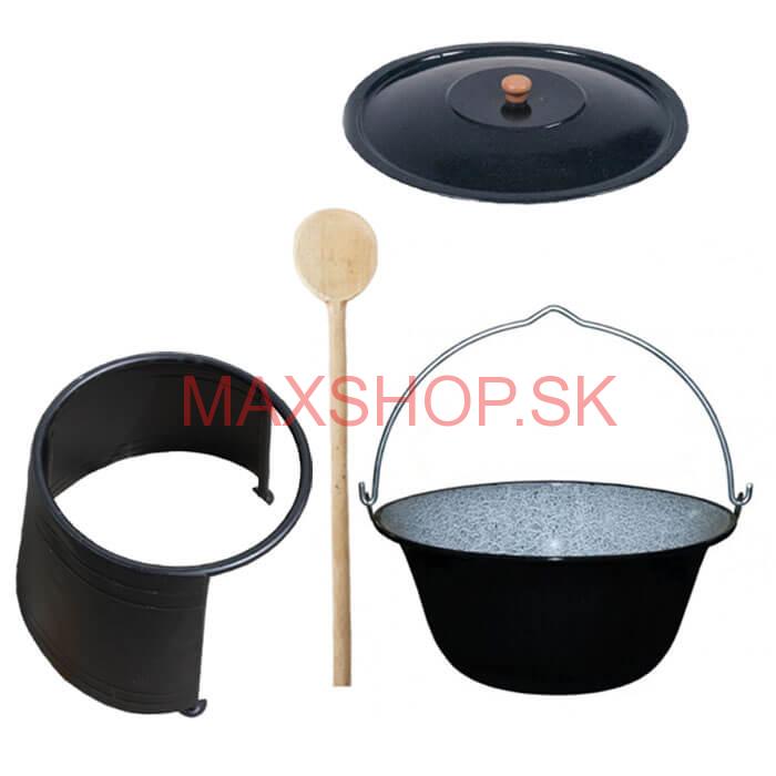 Smaltovaný kotlík 20 L + chránič plameňa