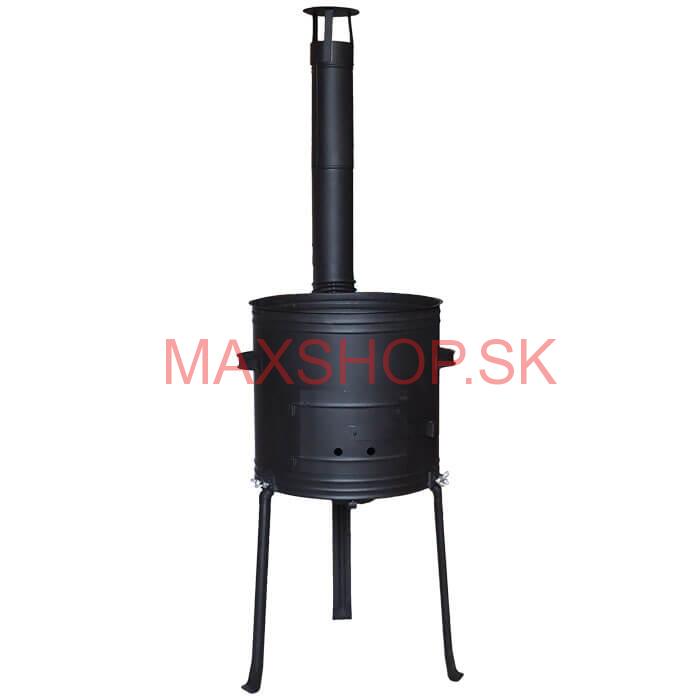 Kotlina 42 cm, vysoká + žiaruvzdorná farba Plus 700