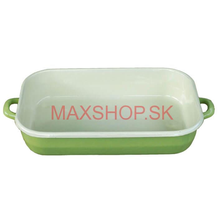 Smaltovaný pekáč 46 x 24 cm GREEN