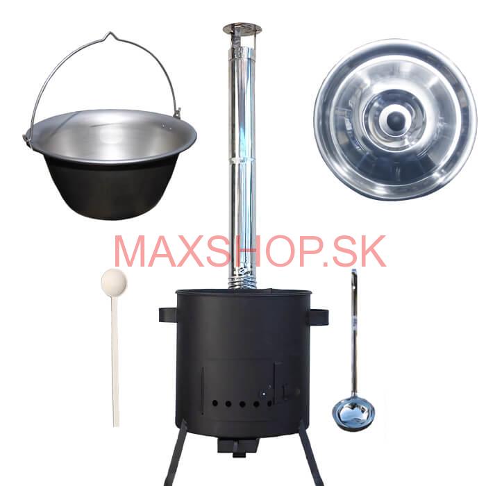 Nerezový kotlík 20 L (1,5 mm) + žiaruvzdorná kotlina (1 mm) 42 PLUS 600