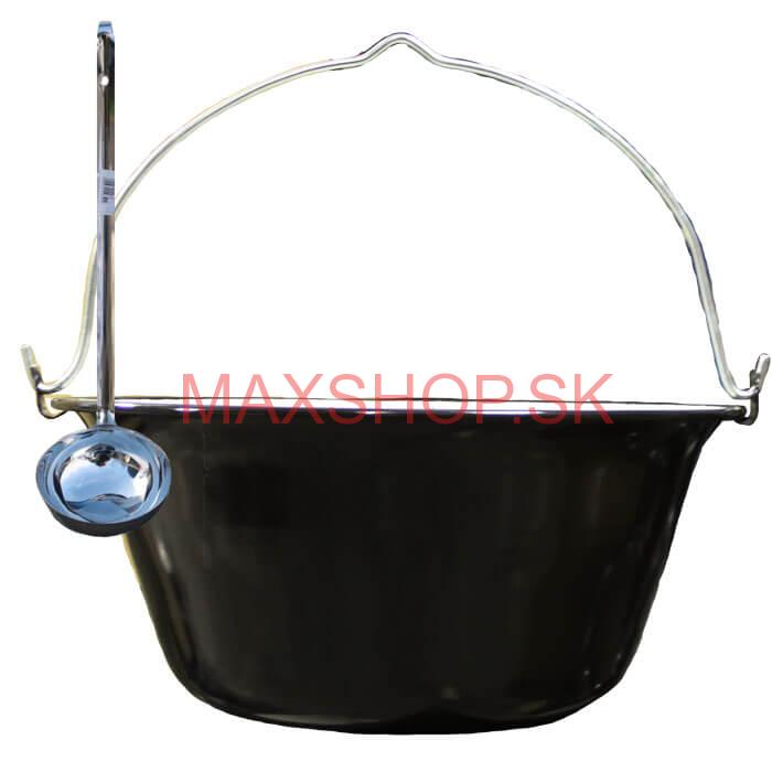 Smaltovaný kotlík 13 L + antikórová naberačka