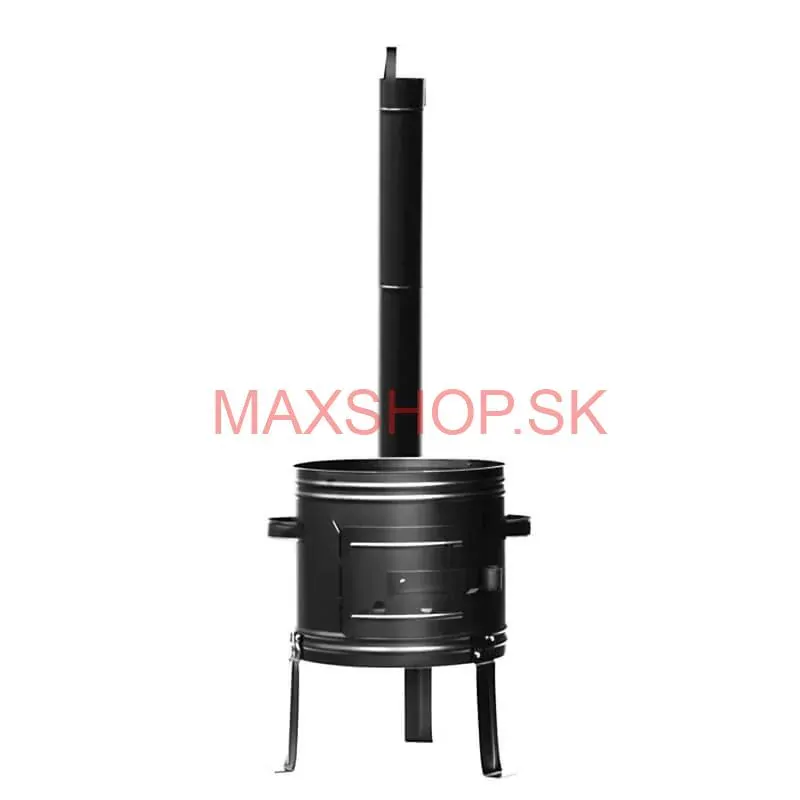 Smaltovaný kotlík 20 L (0,8 mm) + kovová kotlina 42 KOV + vareška + misky 12 ks